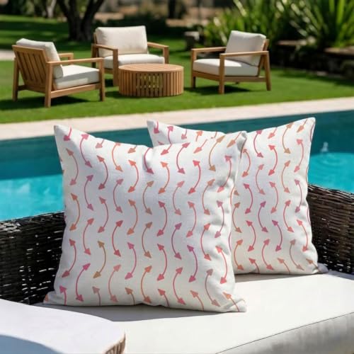 Housses de coussin 40x40 cm extérieur imperméables déperlantes double face - 4