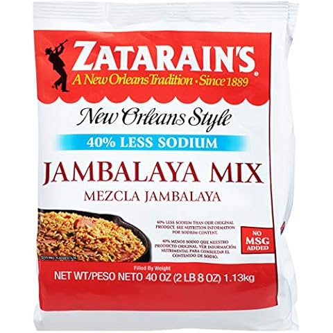 Zatarain's Reduced Sodium Jambalaya Mix Cover