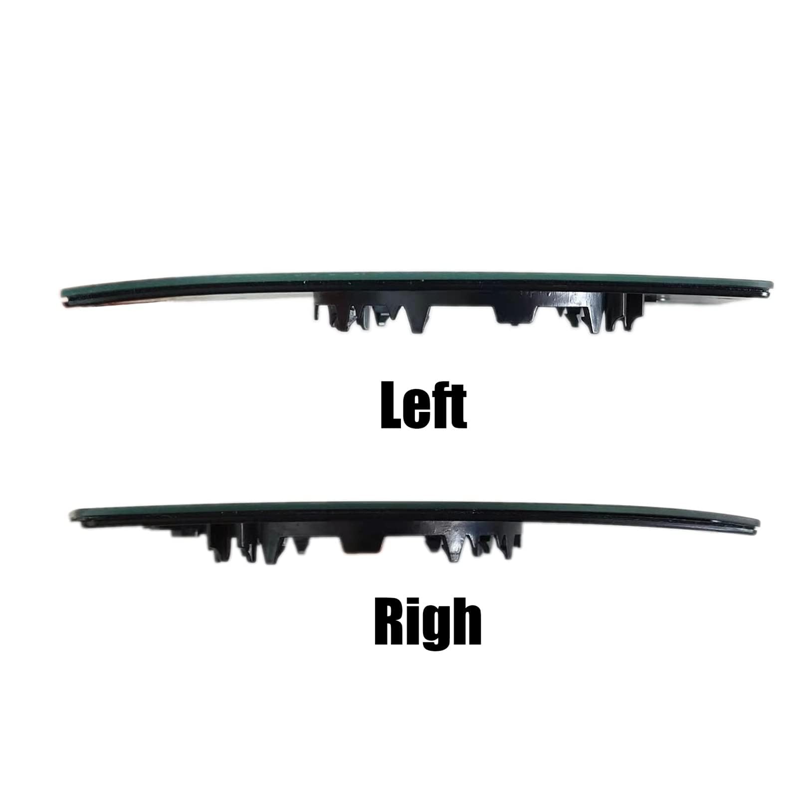 Lente de Cristal de Espejo retrovisor Exterior de Coche para BMW Serie 5 E60 E61 E63 E64 2003 2004 2005 2006 2007 2008 2009 2010,calefactada antiniebla Hoja de descongelación,C-1pair