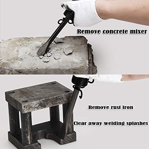 Monkey King Bar- 11pcs 0.401 Round Shank Air Hammer Bits Pneumatic Chisel- Chisel Pneumatic Hammers Bits Set for Air Hammer