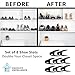 Product Excellence 2018 New Edition Shoe Slots Set of 8 - Shoe Slots Organizer, Plastic Closet Space Saver