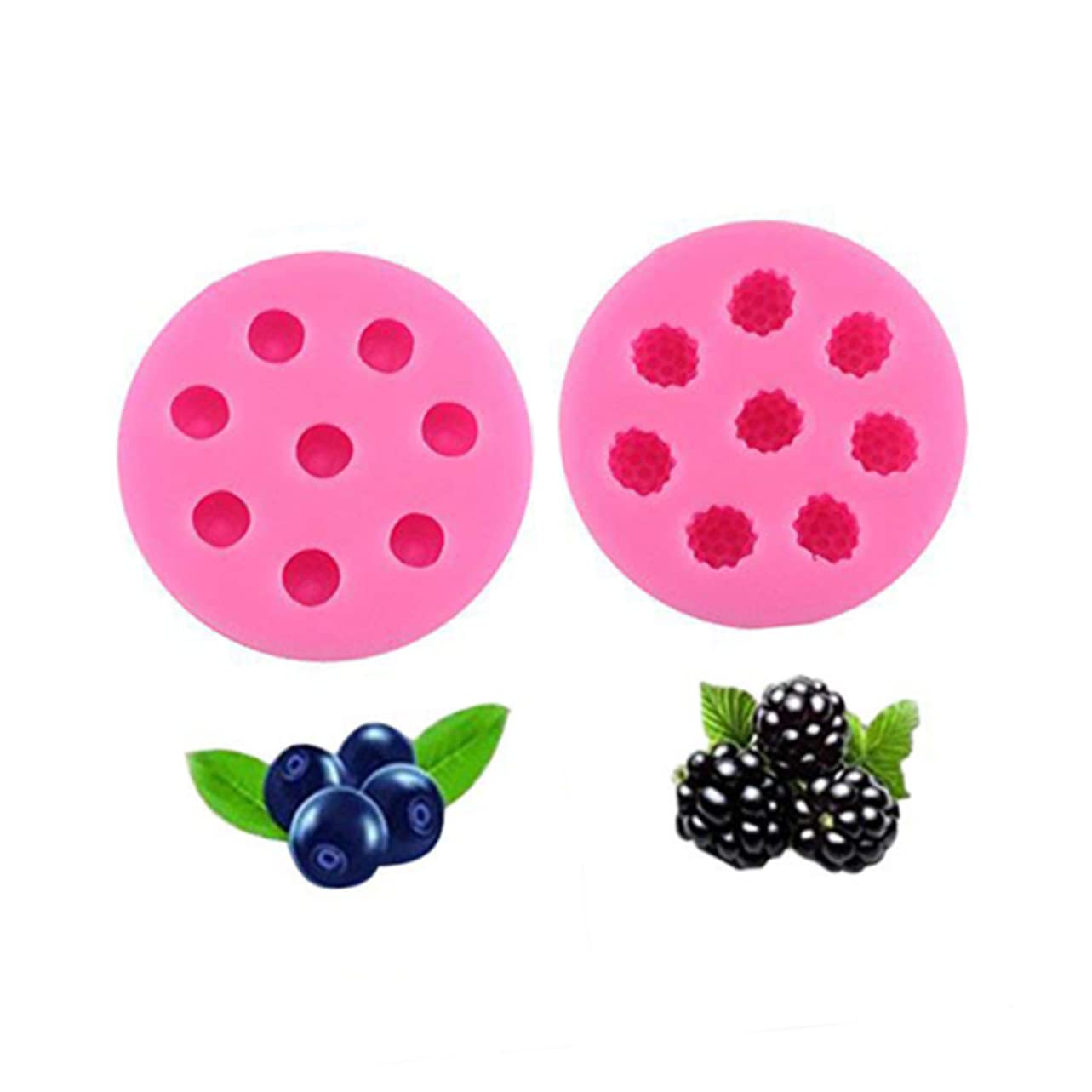 TOPBATHY 3 Pièces moule a gateau moule entremet gateau gummies à cake à fondant de para gélatine hauts de forme de gâteau à panettone bricolage rose