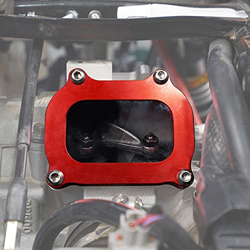 Nicecnc Red Rear Disc Rotor Guard Protector And Cylinder Head Cover Cylinder Cover Compatible With Yamaha Raptor 700 700R #TOP7