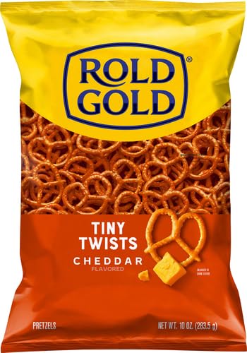 Image of Rold Gold Pretzels, Cheddar Tiny Twists, 10 oz
