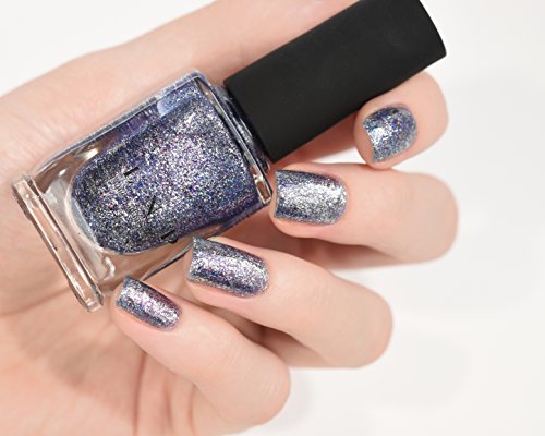 Image of ILNP Bulletproof Symphony - Medium Periwinkle Metallic Holographic Nail Polish