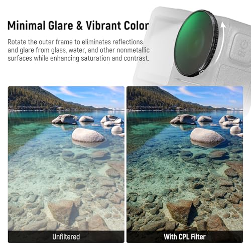 Ficha técnica NEEWER Juego de filtros ND 4 en 1 y accesorios para objetivo compatible con DJI Osmo Action 5 Pro 4 filtro gris variable ND8 32 filtro polarizado CPL difusión negra 1 4 lente gran angular de 185 - Fernando Cortés