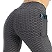 Davicher Pantalones de Yoga Mujer Pantalones de Adelgazantes Leggins con Bolsillo Reductores Leggings Anticeluliticos Cintura Alta Mallas Fitness antalones Deportivos de Entrenamiento físico