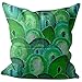 YodSHcEN 55x55 cm Lniana Poszewka Na Poduszki Dekoracyjne Tropical Green Kiwi mieszane poszewka na poduszkę 22x22 Inch na sofę na zewnątrz do sypialni salonu samochodu /I#008
