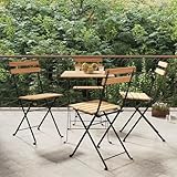 Polyvalent et peu encombrant : avec des dimensions de 39 x 45 x 79 cm (l x p x h) et une hauteur d'assise de 45 cm, ces chaises d'extérieur sont idéales pour le jardin, la terrasse, le balcon, la salle à manger ou le porch. Le design pliable pratique permet un rangement et un transport faciles.