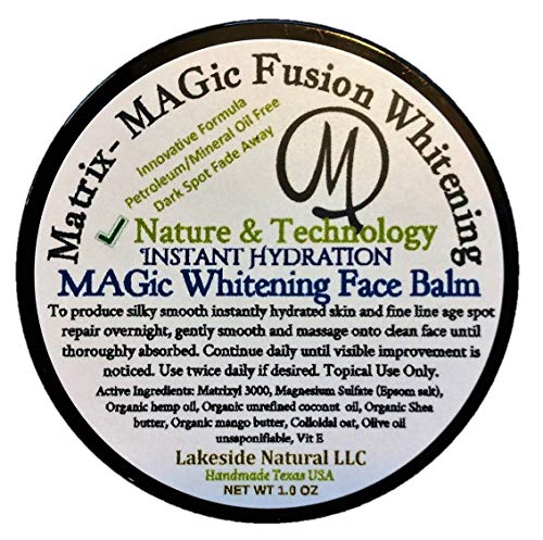 Matrix - MAGic Skin Brightening Face Balm Cream with Matrixyl 3000 and Magnesium Sulfate (Epsom Salt). All Natural Therapy for Mature Skin with Uneven Tone and Age Spots.