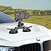 Professional Heavy Duty (20 lbs Load) DSLR Mirorrless Camera Suction Cup Car Mount Camcorder Vehicle Holder w/ 360°Panorama Ball Head + Quick Release Plate Compatible with Nikon Canon Sony RED BM