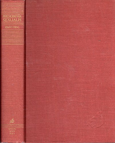 Psychopathia Sexualis With Especial Reference t... B000GFJ54G Book Cover