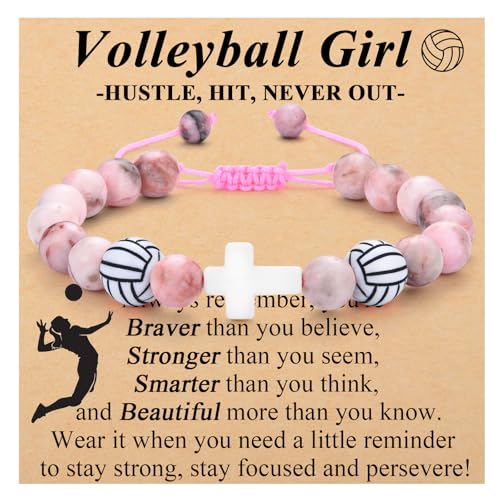 Softball Volleyball Basketball Soccer Gifts for Girls Bracelets for Teen Girls Team Gifts Birthday/Christmas/Graduation Gifts