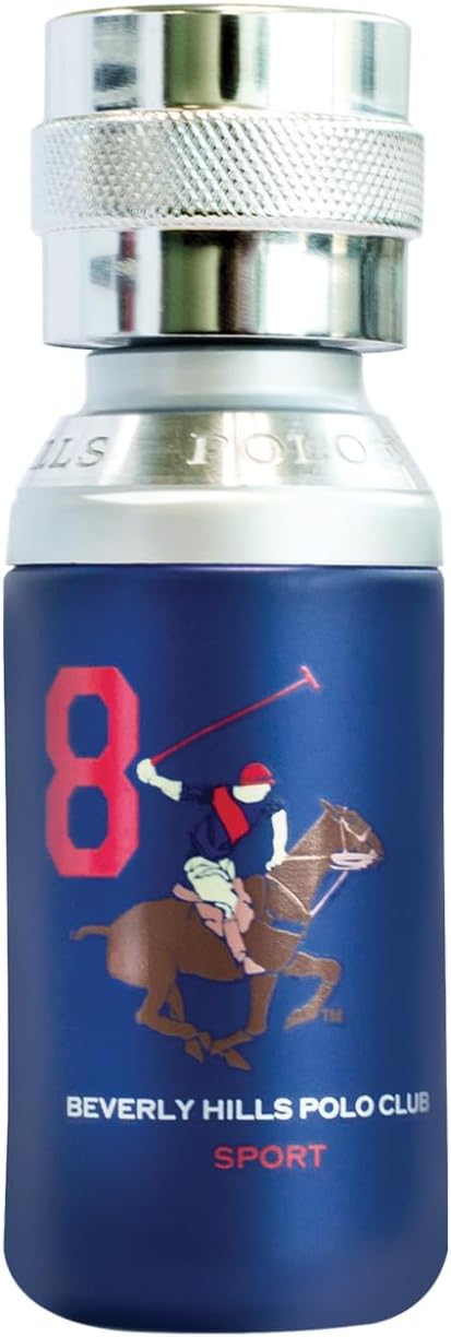 Beverly Hills Polo Club Sports No.8 Eau De Toilette For Men 50ml
