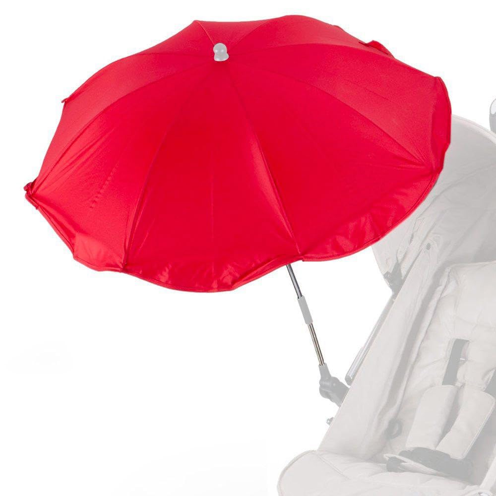 Vetrineinrete® Ombrellino per passeggino parasole ombrello Ø70 cm per carrozzina protezione dai raggi solari uv accessori per carrozzino P78