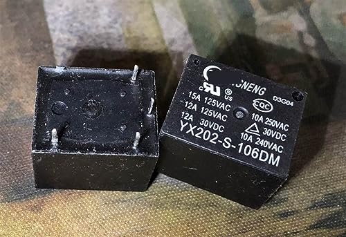 Relé de 6V 4 pines YX202-S-106DM componente para circuito impreso T73