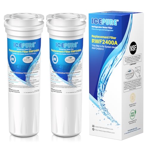 Image of ICEPURE 836848 Replacement for Fisher & Paykel 836848 Refrigerator Water Filter, Compatible with 836860,WF296,E522B, PS2067635, Pack of 2