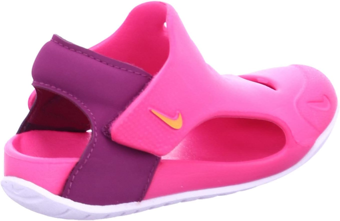 Nike unisex-child Sunray Protect 3 sandal,Pink Prime/Kumquat/White 5 Toddler
