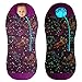 AceCamp Kids Sleeping Bags for Boys Girls Glow-in-The-Dark Sleeping Bag Blue Purple Mummy Style Toddler Extreme Temp Rating 30F/ -1C Great for Slumber Party/Travel/Camping - (Purple - Kids)