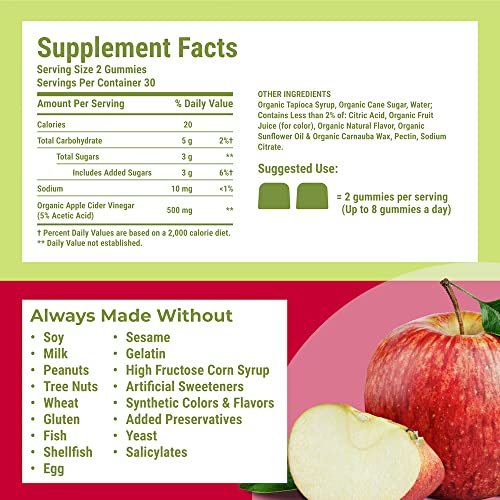 Hyland's Naturals Organic Elderberry Plus Gummies + Apple Cider Videgar Blast Gummies - 120 Vegan Adult Gummies (60 Of Each) #TOP5