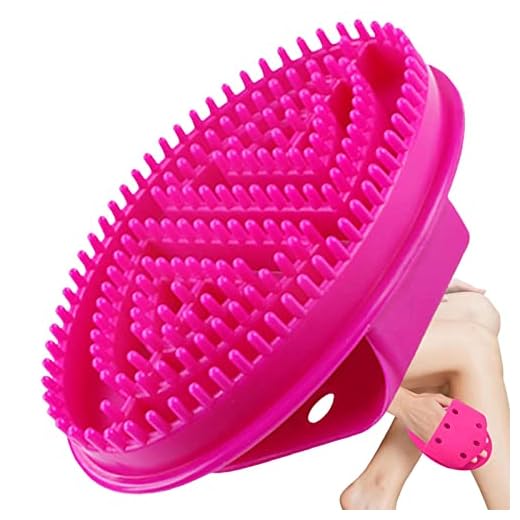 Pressão Meridian, Escova massagem cabo redondo, Massageador Corporal para Celulite, Esfoliante Caspa, Removedor Celulite, Melhora a Circulação Feminina Aferzov