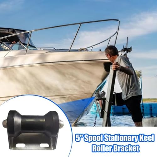 Roue en caoutchouc 4 pouces avec support de remorque bateau