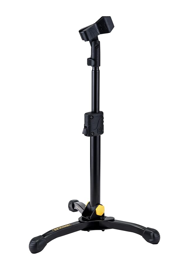 Hercules MS300B Low Profile Straight Microphone Stand with EZ Mic Clip by Hercules - Used condition - US$17.15