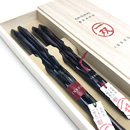 山家漆器店 一双 ギフト 箸 セット ペア 弁当 おしゃれ 日本製 国産 (天祥)