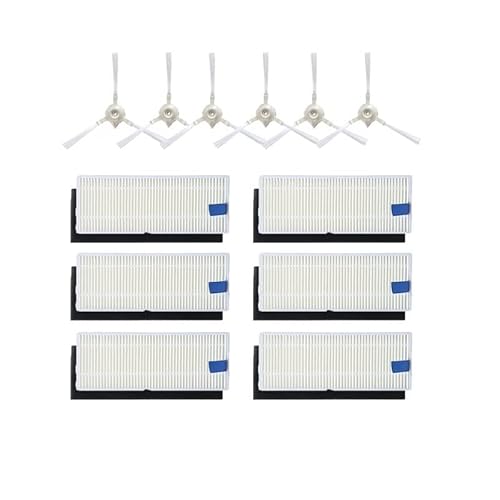 Herramientas de Limpieza Cepillo Lateral HEPA Piezas de Filtro Ajuste for Tefal Rowenta Explorer/Fit for X-PLORER 20 40 50 Serie Fit for Smart Force Isweep X3 aspiradora (Color : 12pcs Kit) Cover