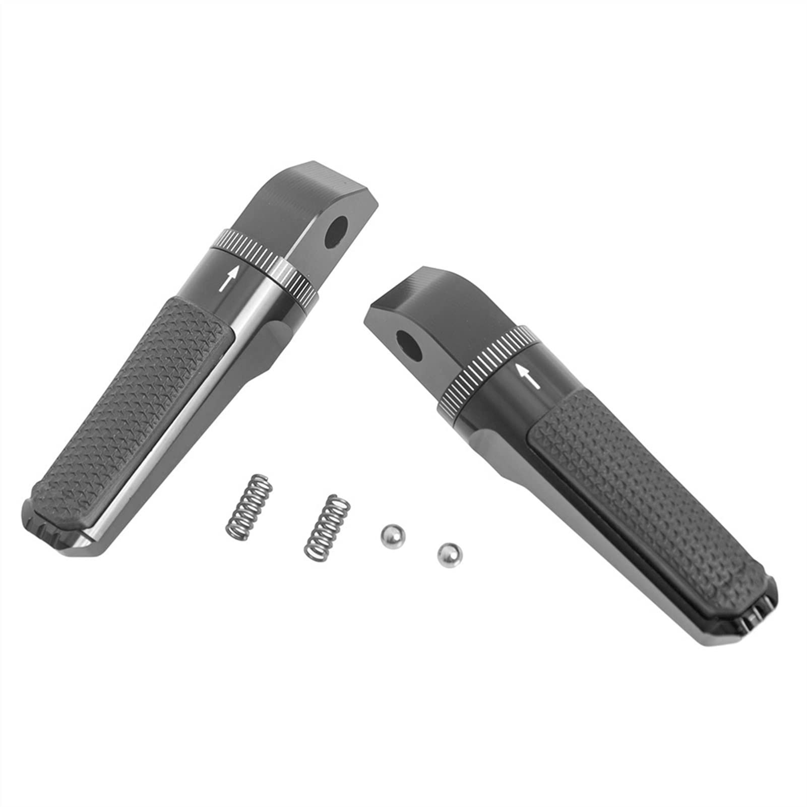 Repose-Pieds Moto Noir Passager Anti-Vibration pour Triumph Speed Triple Bonneville