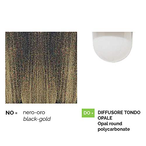 Outdoor three-lights lamppost in aluminum, made in Italy, Anusca