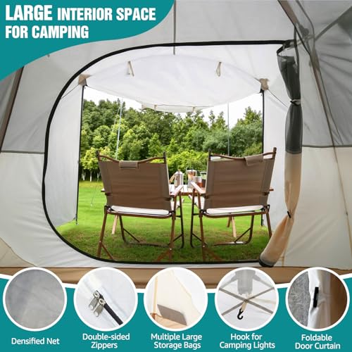 Chihee Carpa Pop-Up Portátil 4 Puertas para 4 Personas miniatura 5