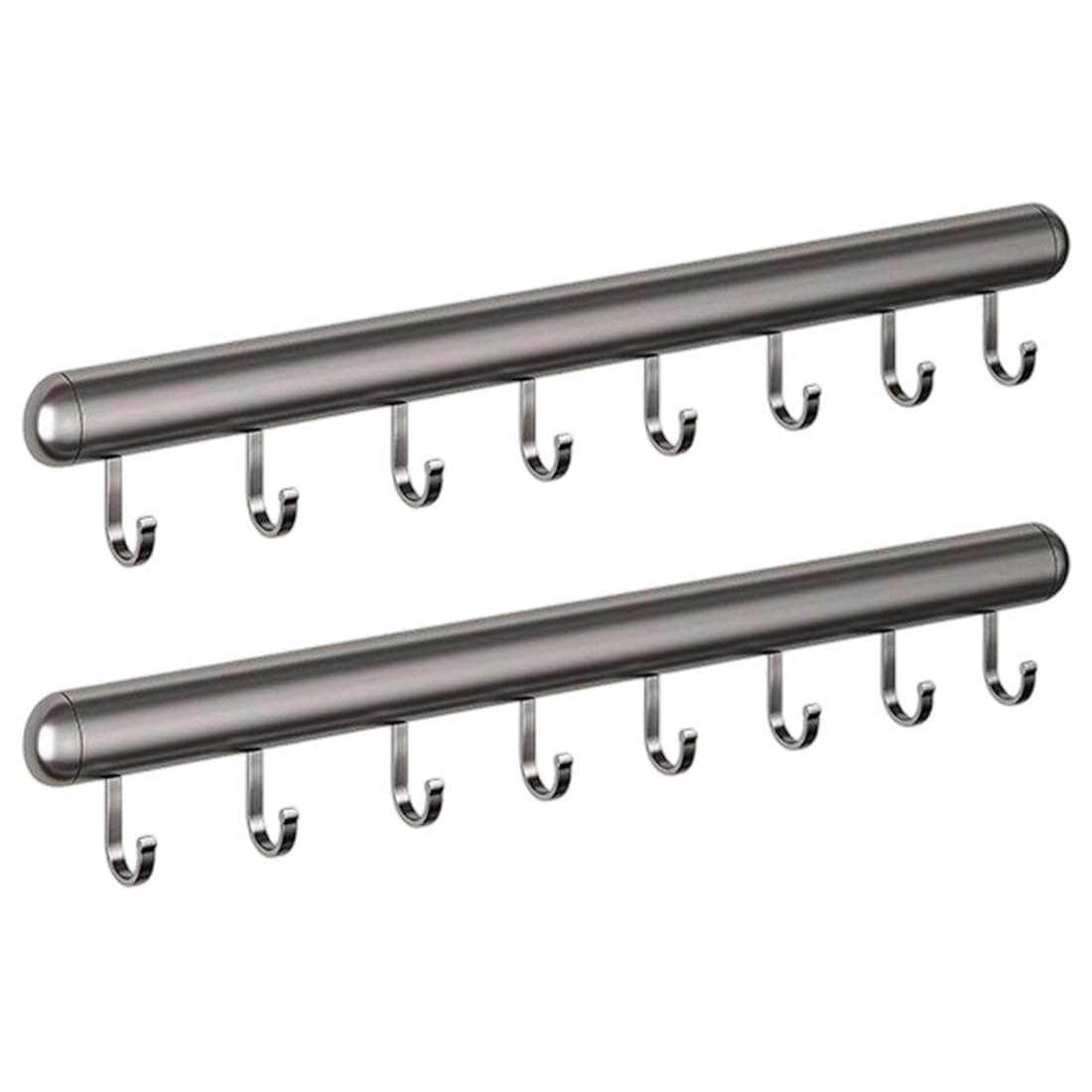 Hndhbfgrt As Shown Kitchen Hook Wall Mounted Kitchen Storage Rack Storage Kitchen Hook Holder With Movable Hook Kitchen Utensil Wall-Mounted Storage Rack