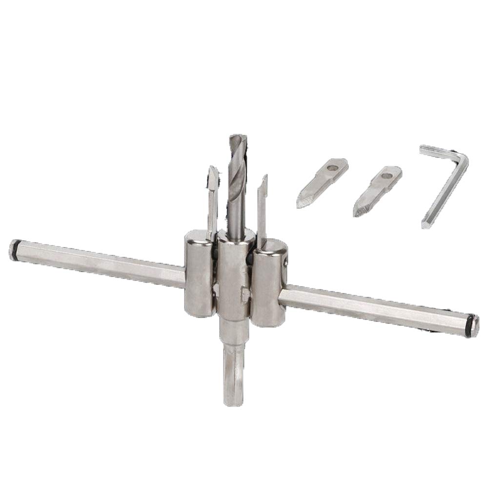 Verstelbare Cirkel Gat Cutter Saw Kit Hout Boor Zag Ronde Snijden Houtbewerking Twist Gat DIY Gereedschap