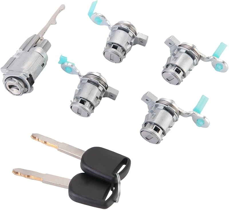 Kit de Cilindros de Ignição e Fechaduras das Portas YOLLKY para Honda CR-V e Element – 2 chaves