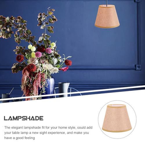 Image of Cartoon Printed Fabric Lamp Shade 6.69 Inch Decorative Table Lamp Cover Kids Room Ceiling Light Accessory