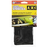 正規品／エスコ 約64mm/45枚組 ステンシルプレート（真鍮製） ESCO バイク 車 自動車 自転車