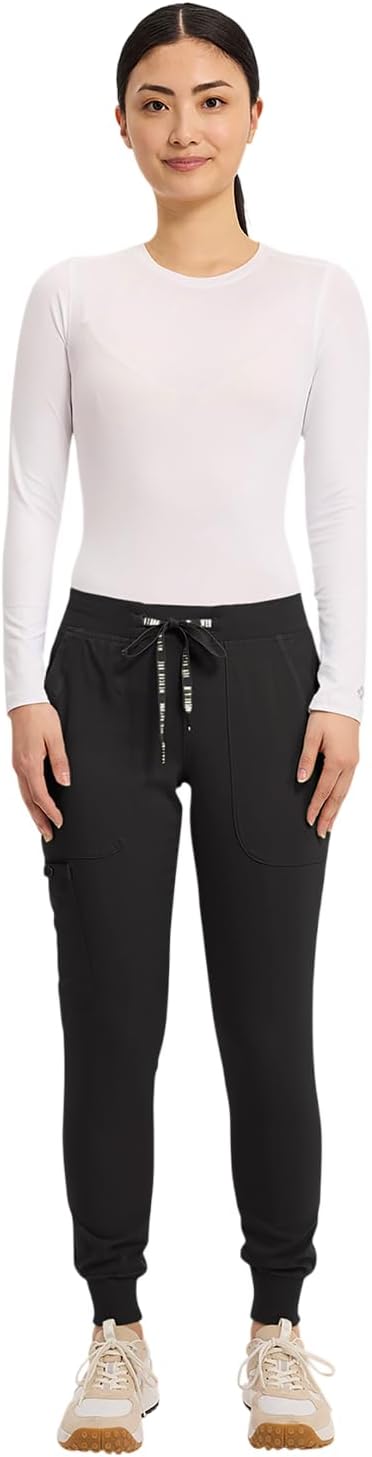 Med Couture Scrub Pants For Women Cargo Jogger Bottoms with 5 Pockets, Lightweight, Ultra Soft, 2-Way Stretch Fabric - MC7710