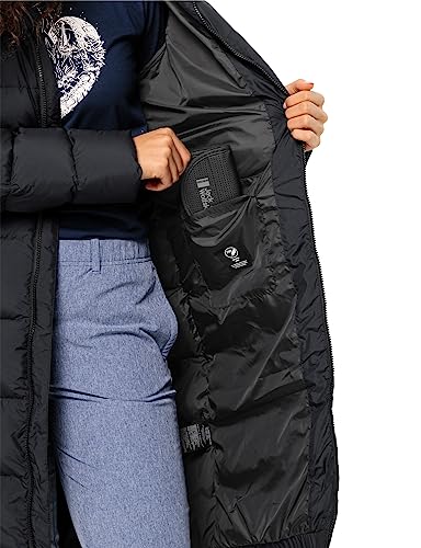 Jack Wolfskin Damen Frozen Palace Coat W Daunenparka, Schwarz, XL EU