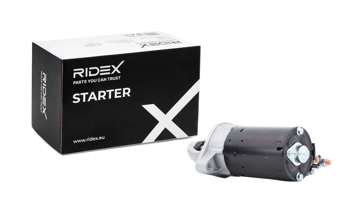 RIDEX 2S0147 Démarreur pour voiture 12V, 1,1KW, Compatible avec MERCEDES-BENZ Classe C Berline W204 0051513901 0051514001 A005151390180