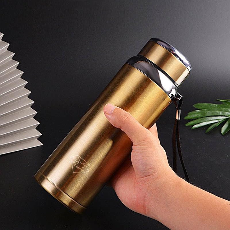 Rubee Termo de acero inoxidable para bebidas frías y calientes (1000 ml)