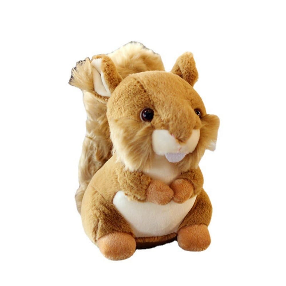 XIYUAN 20cmSquirrel Plush Toy -Lifelike Cuddly Squirrels Stuffed Animal Plush Soft Toys,Gifts for Kids