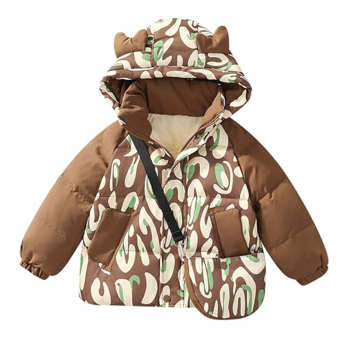 Baby Toddler Boys Girls Down Puffer Jacket Kids Warm Hooded Winter Coat Cotton Long Sleeve Padded Jacket