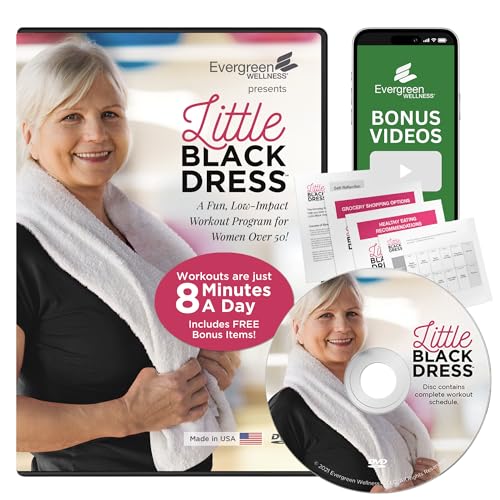 Exercise DVD for Seniors Women Over 60, Little Black Dress
