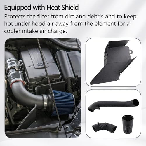 StarTechAuto Cold Air Intake Pipe with Heat Shield Kit Compatible with VW Audi A3/S3 2.0L(09-13) Beetle A5 2.0L TSI(12-13) Jetta MK6 GLi 2.0L TSI(12-14) Passat 2.0L TSI(07-16) Tiguan 2.0L TSI(09-18) by StarTechAuto - Image 5