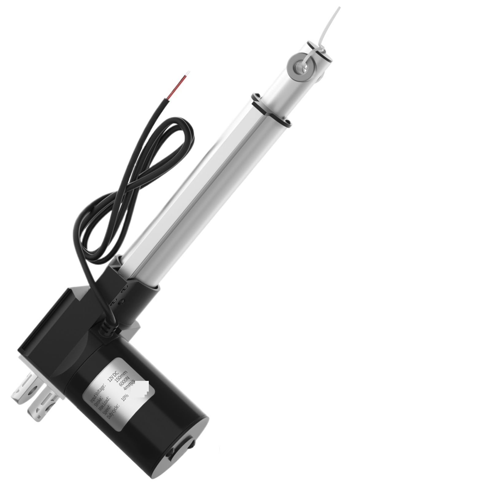 Actuador lineal de alta resistencia 12V 6" y 6000N para automatización robusta
