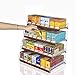 Clear Cigarette Display Rack - Trapezoid Countertop & Wall Cabinet with Automatic Pusher Tray for Retail, 32.5x29x35 cm, Perfect for Convenience Stores & Vape Shops