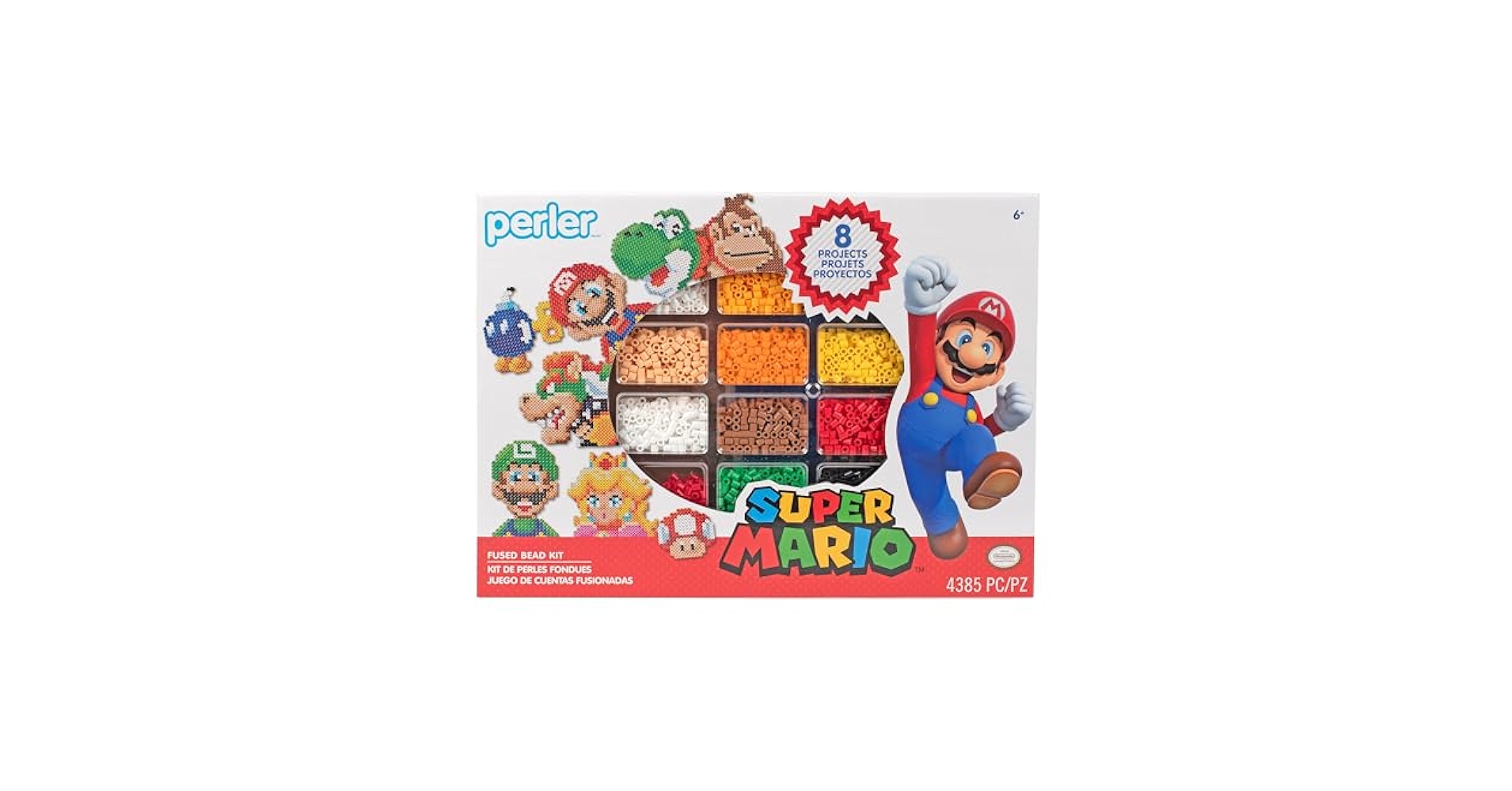 Amazon.com: Perler Nintendo Super Mario Fused Bead Kit