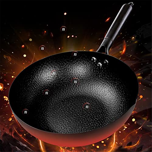 Wok de hierro fundido 30 cm para cocina eléctrica e inducción miniatura 7