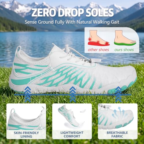 Image of ELETON Barefoot Shoes Women Men Hiking Water Shoes Wide Toe Box Zero Drop